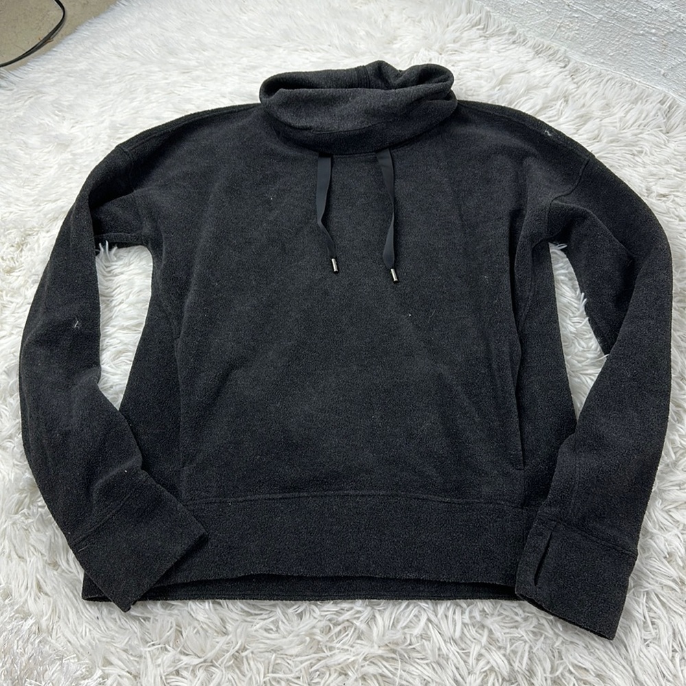 Lululemon Go Forward Pullover Heathered Core Black